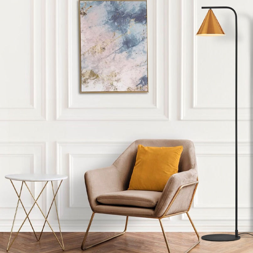 Lampadar TRYG Black & Gold 162CM