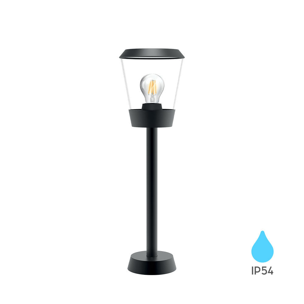 Stalpisor de Gradina PARIS Grey 60cm, IP54, 1xE27