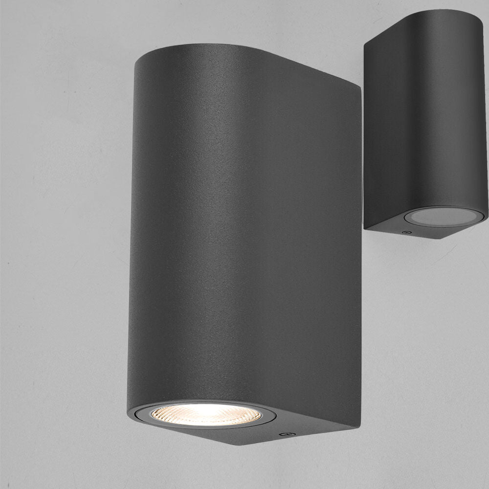 Aplica IP44 Dulie 2xGU10 Black 15CM