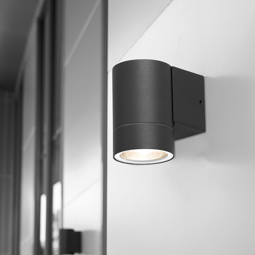 Aplica IP44 Dulie 1xGU10 Black 9CM