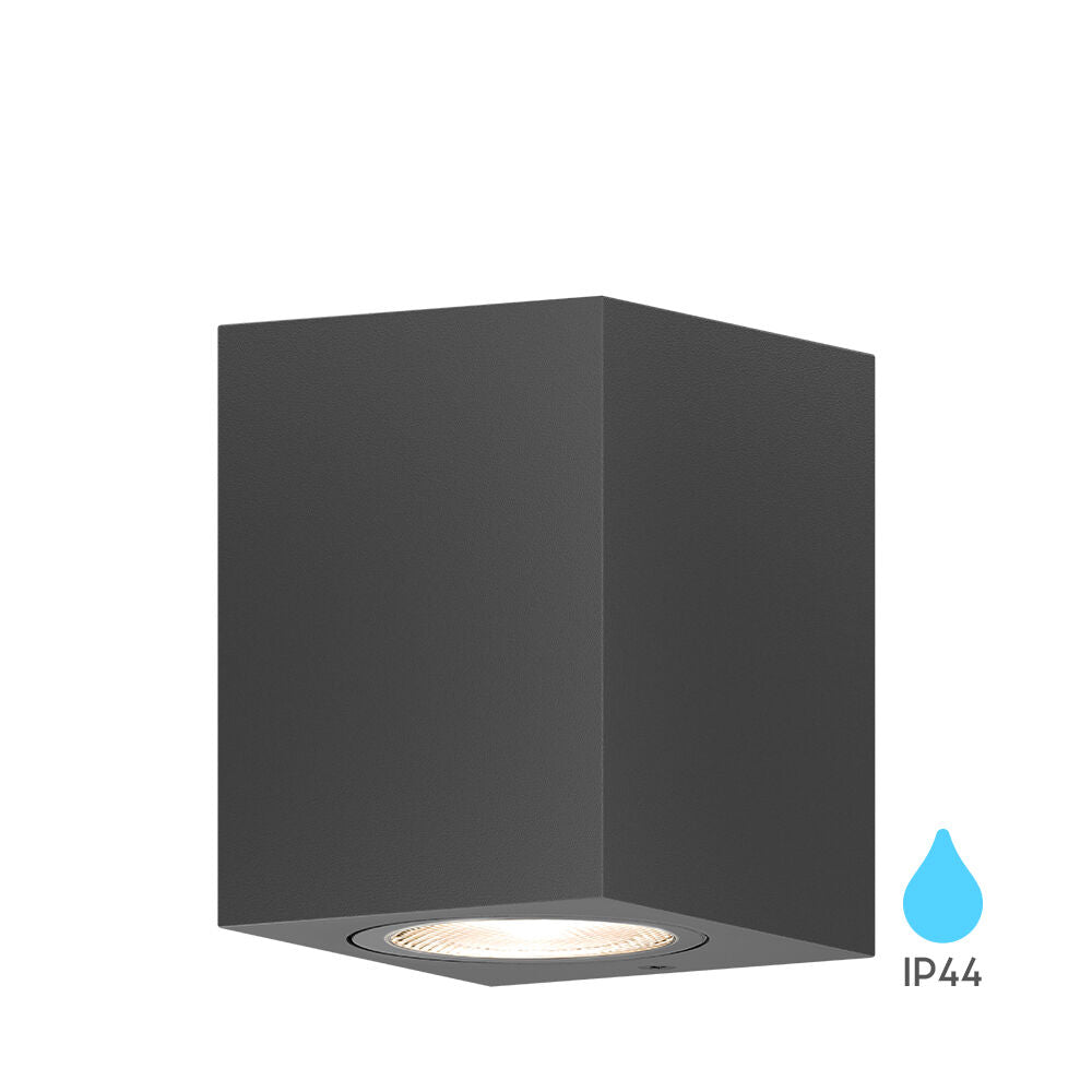 Aplica IP44 Dulie 1xGU10 Black 8.1CM Square