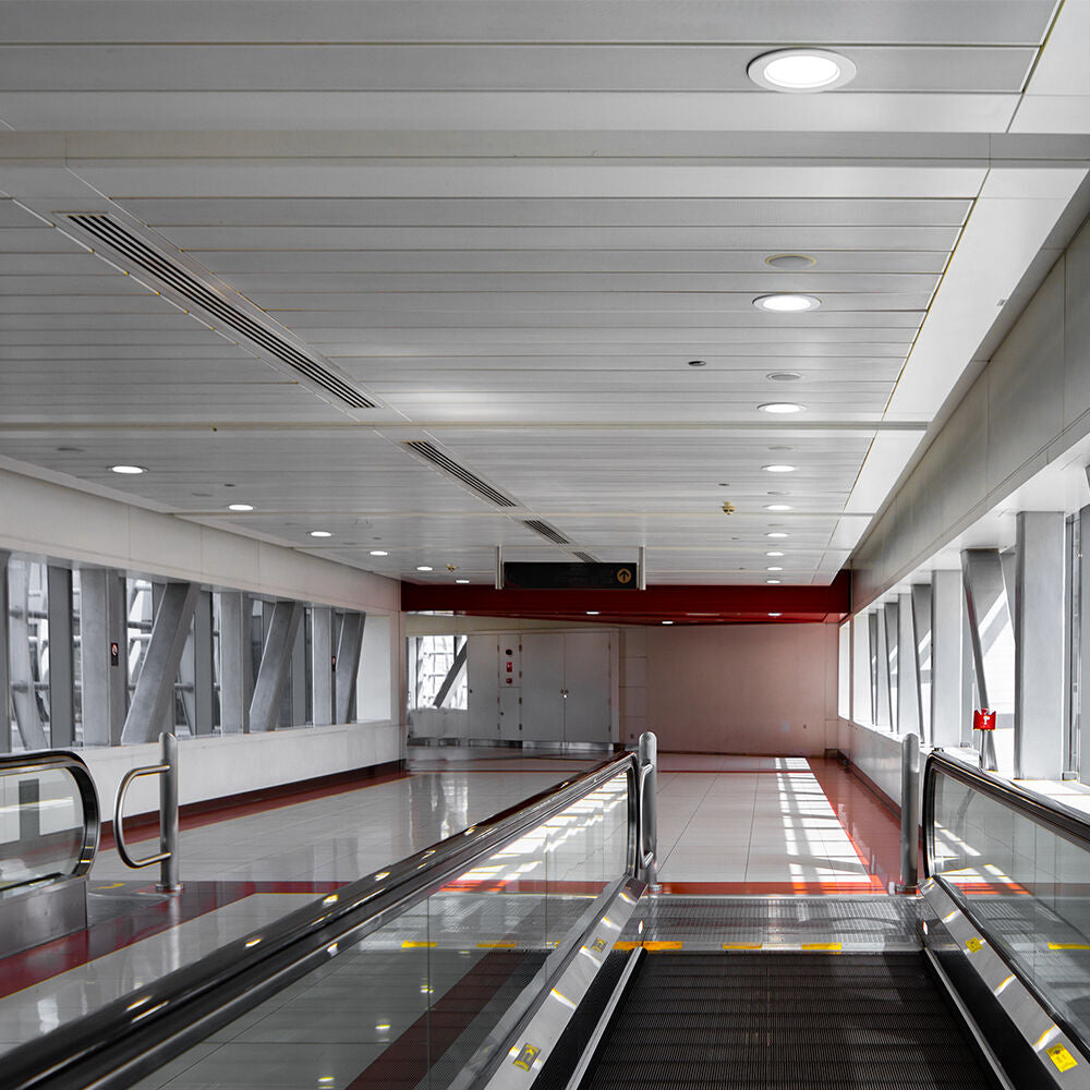 Spot LED 15W Slim Rotund Alb / ⌀198mm / Incastrabil IP40