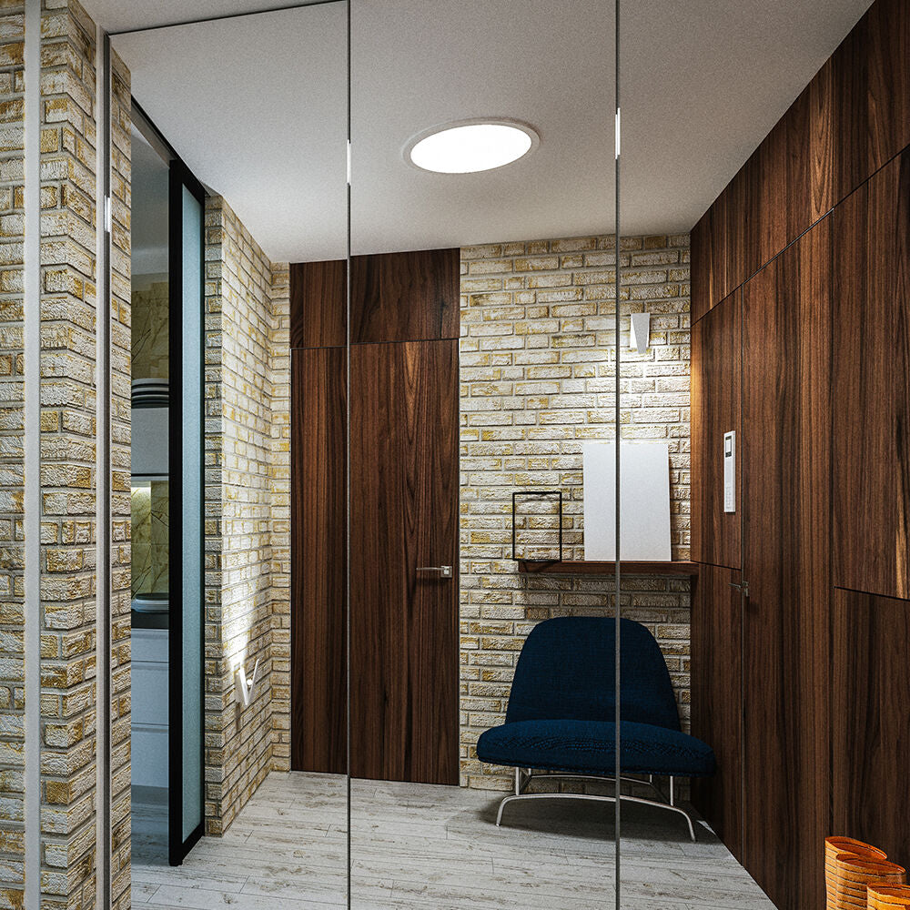 Spot LED 18W CCT Slim Rotund Alb / ⌀229mm / Incastrabil IP40 / 3 Lumini