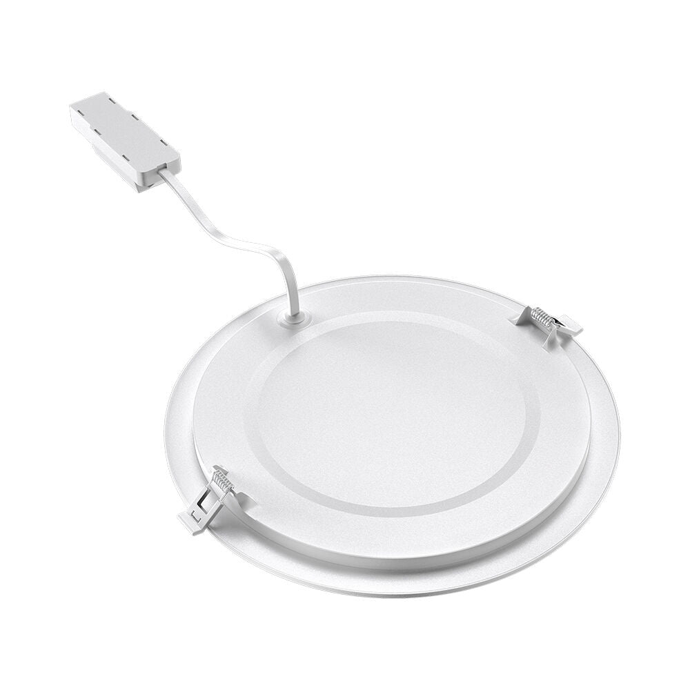 Spot LED 18W CCT Slim Rotund Alb / Dimabil / ⌀229mm / Incastrabil IP40 / 3 Lumini