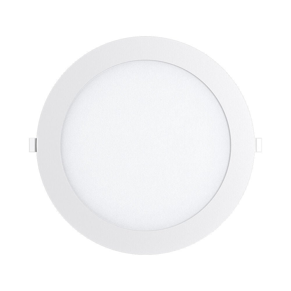 Spot LED 24W CCT Slim Rotund Alb / ⌀298mm / Incastrabil IP40 / 3 Lumini