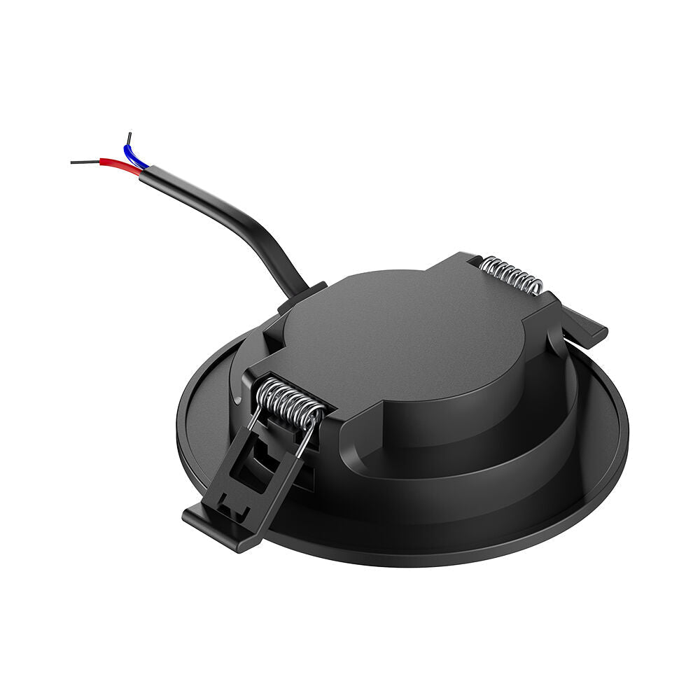 Spot LED 3W Slim Rotund Negru / ⌀85mm / Incastrabil IP40
