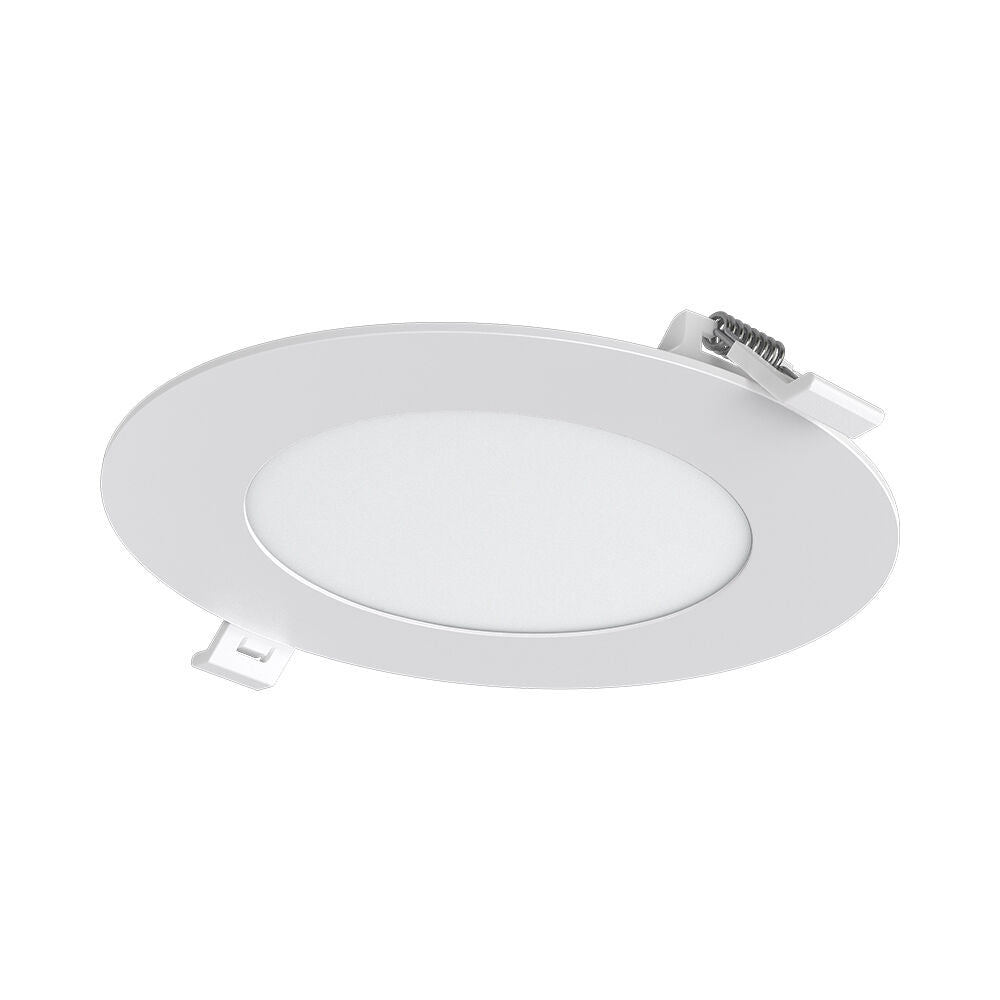 Spot LED 6W Slim Rotund Alb / ⌀128mm / Incastrabil IP40