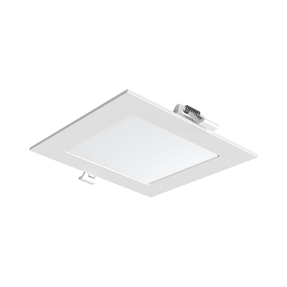 Spot LED 4W CCT Slim Patrat Alb / Dimabil / 90mm / Incastrabil IP40 / 3 Lumini