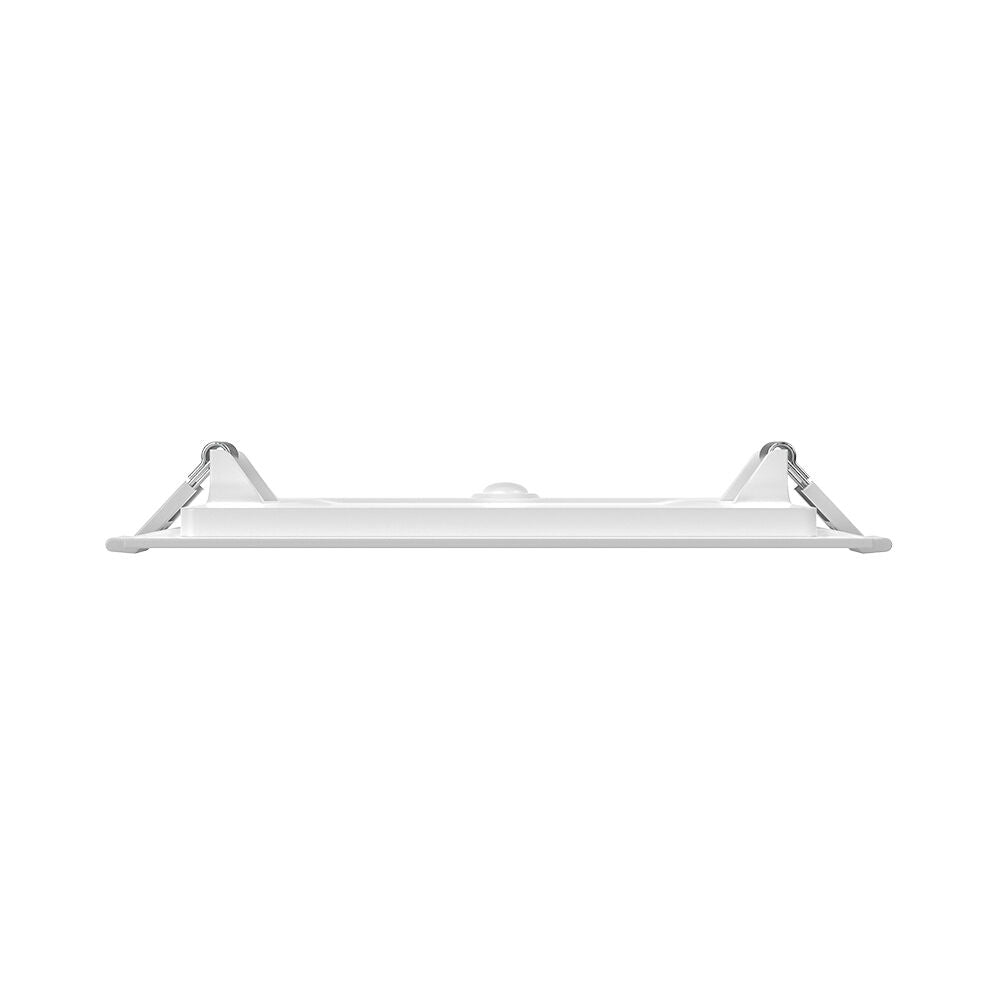 Spot LED 6W Slim Patrat Alb / 128mm / Incastrabil IP40
