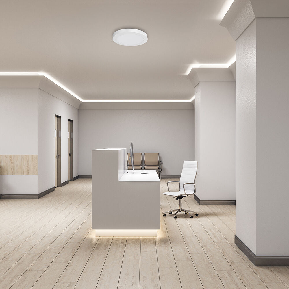 Spot LED 36W Rotund Alb / ⌀400mm / Aplicat