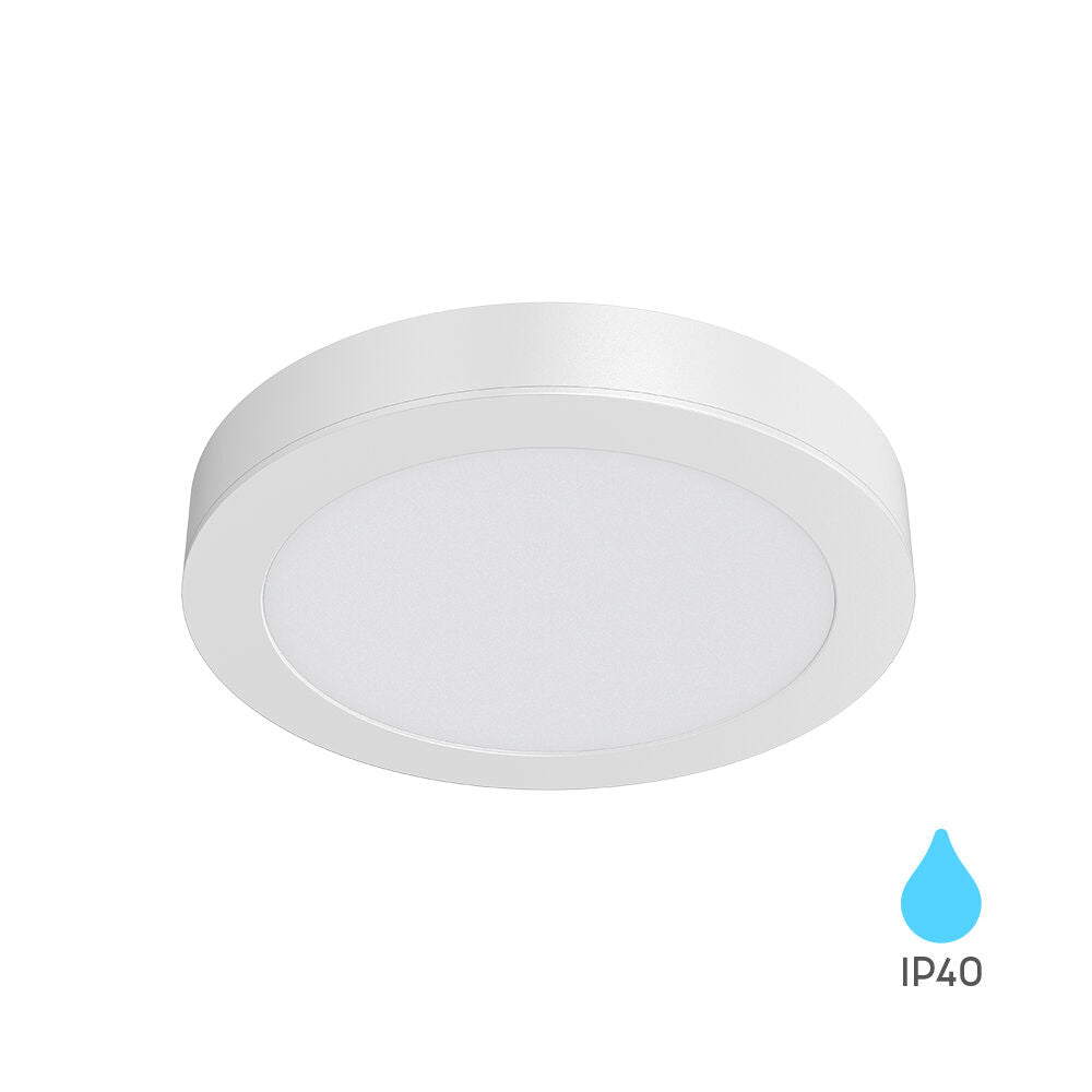 Spot LED 12W Rotund Alb / ⌀172mm / Aplicat IP40