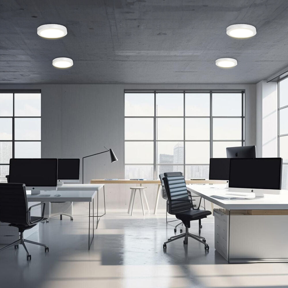 Spot LED 24W CCT Rotund Alb / ⌀300mm / Aplicat IP40