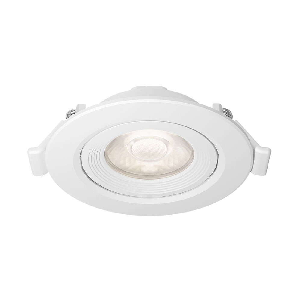 Spot LED Incastrabil Rotund Fascicul Reglabil Alb cu 3 Lumini ⌀9CM
