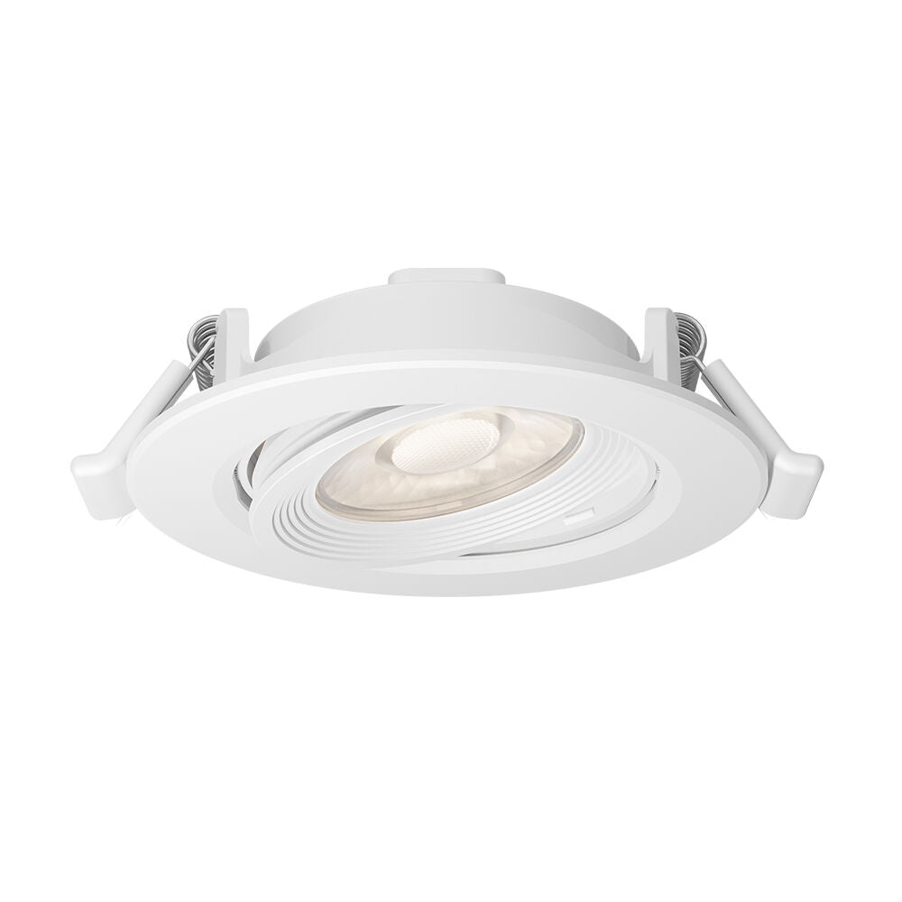 Spot LED Incastrabil Rotund Fascicul Reglabil Alb cu 3 Lumini ⌀9CM
