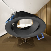 Spot Incastrat Rotund Fascicul Reglabil Negru Dulie MR16 Ø95x27mm