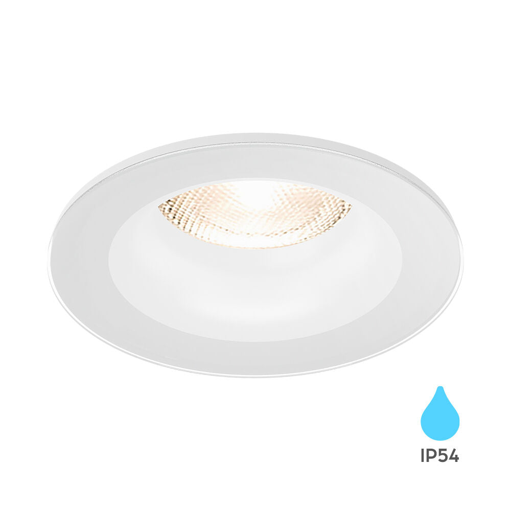 Spot Incastrat Rotund IP54 Alb Dulie MR16 Ø83x38mm