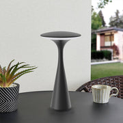 Veioza LED Decorativa Neagra Dimabila 3 Tipuri de Lumina 28CM IP44