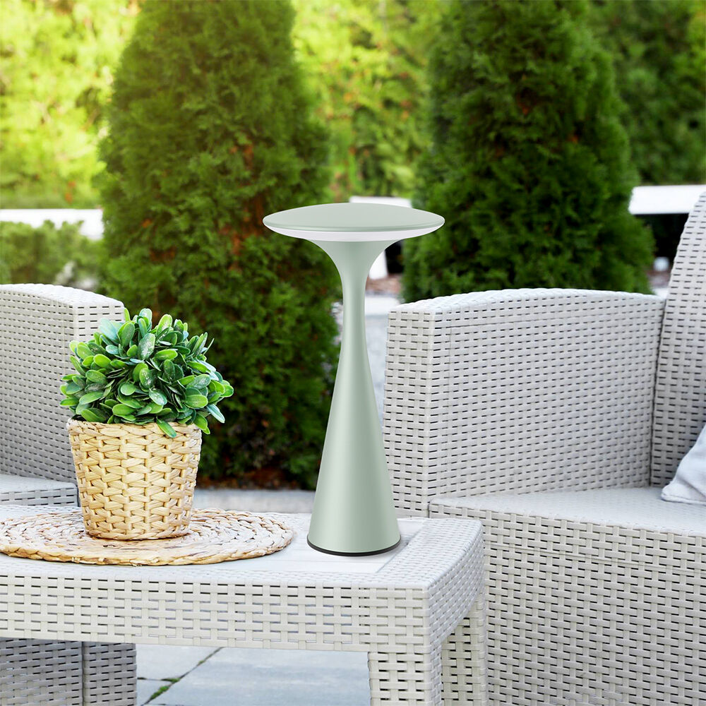 Veioza LED Decorativa Verde Dimabila 3 Tipuri de Lumina 28CM IP44