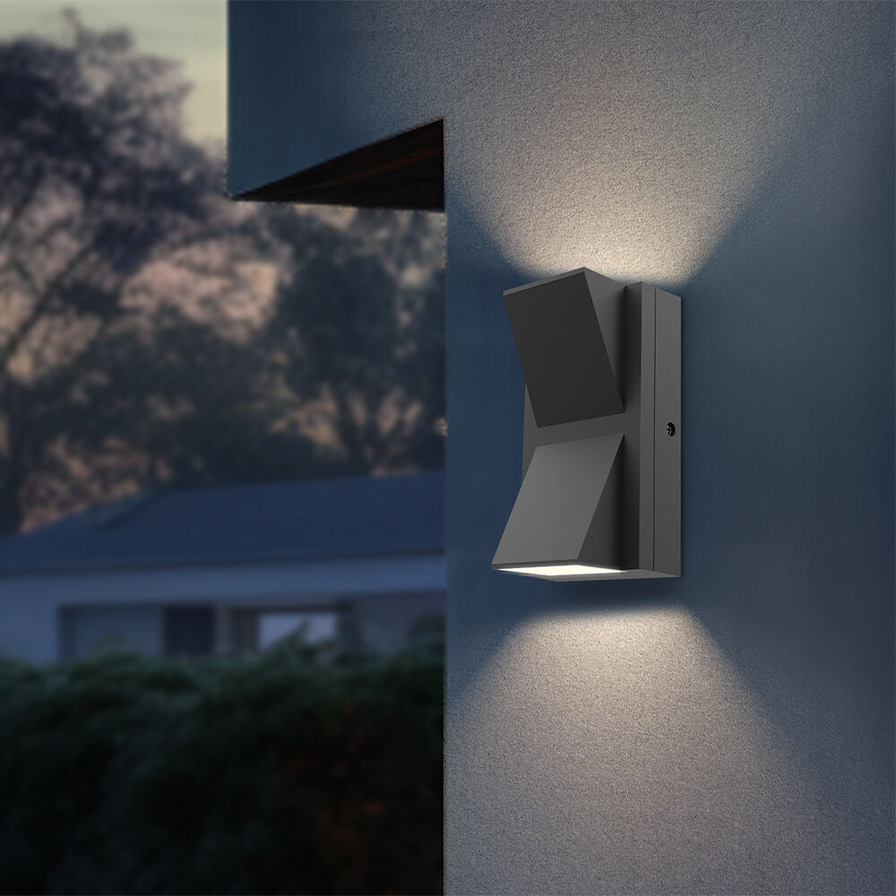 Aplica LED VENTO Grey IP65 1200lm CCT