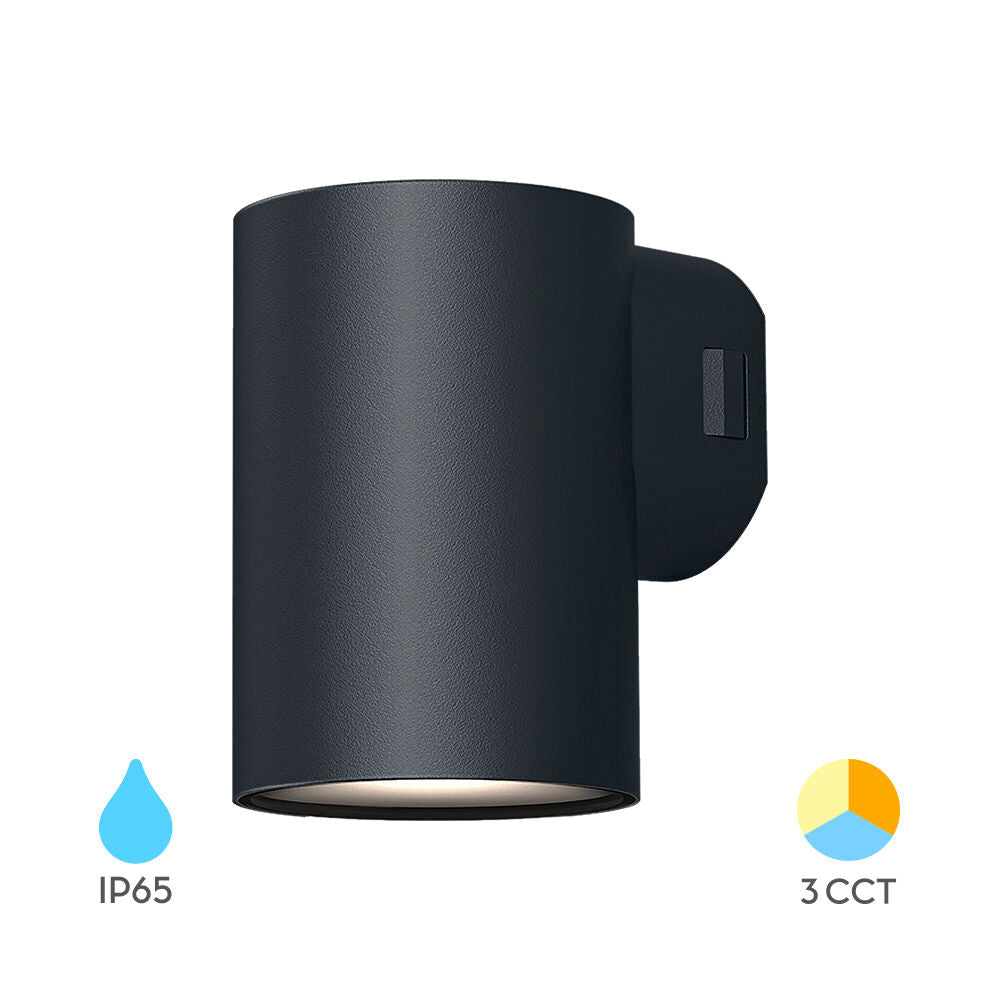 Aplica LED IP65 Black cu 3 Lumini 11.5CM