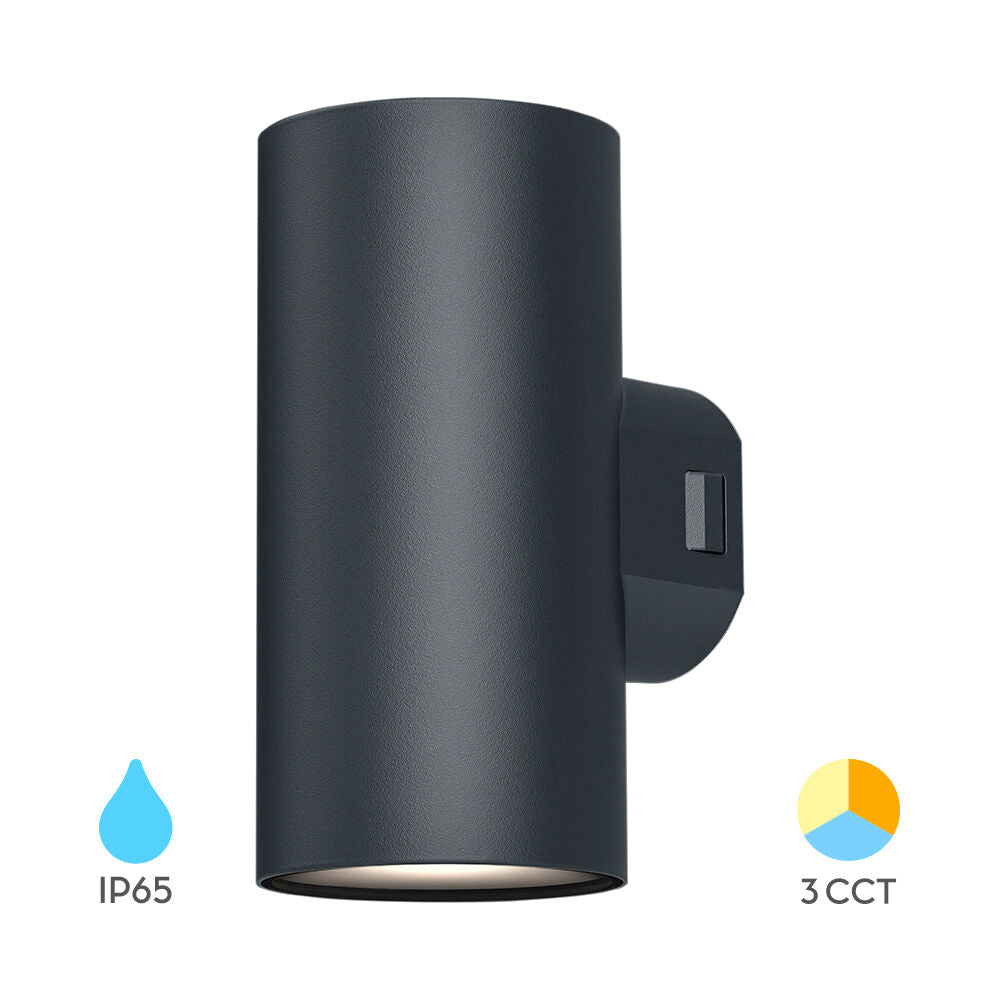 Aplica LED IP65 Black cu 3 Lumini 16.2CM