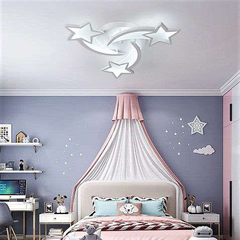 Lustra LED 90W Mini Star SMART Echivalent 300W Telecomanda