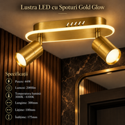 Lustra LED cu Spoturi 44W NOIR GLOW Echivalent 200W