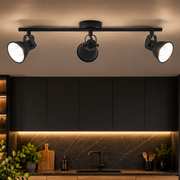 Lustra Seras 2 Black cu 3 Spoturi Reglabile