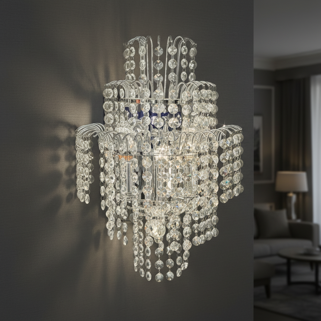 Aplica Perete 3xE14 Cristal KRYNA Chrome