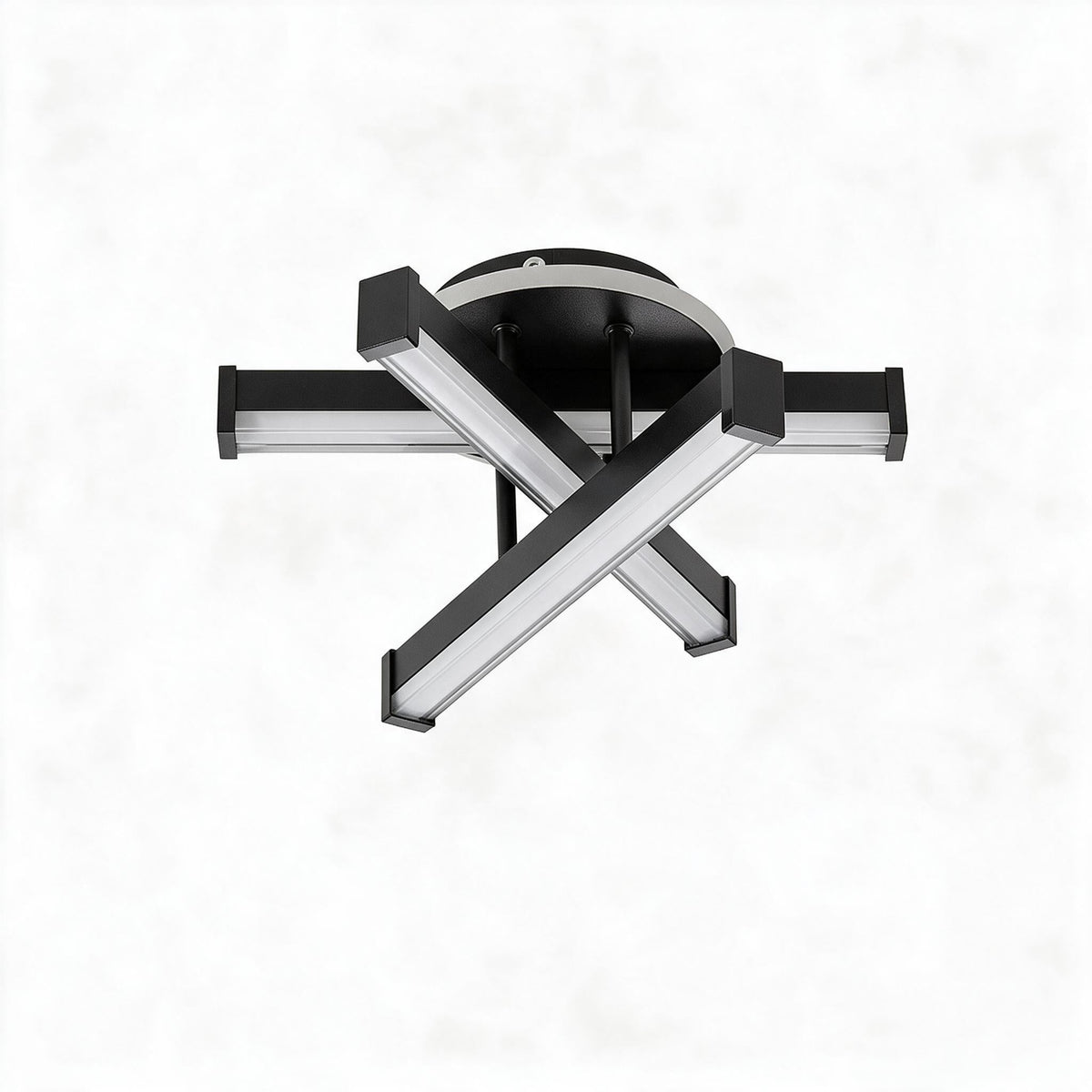 Aplica LED LINNES CIRCLE 52W BLACK Echivalent 300W
