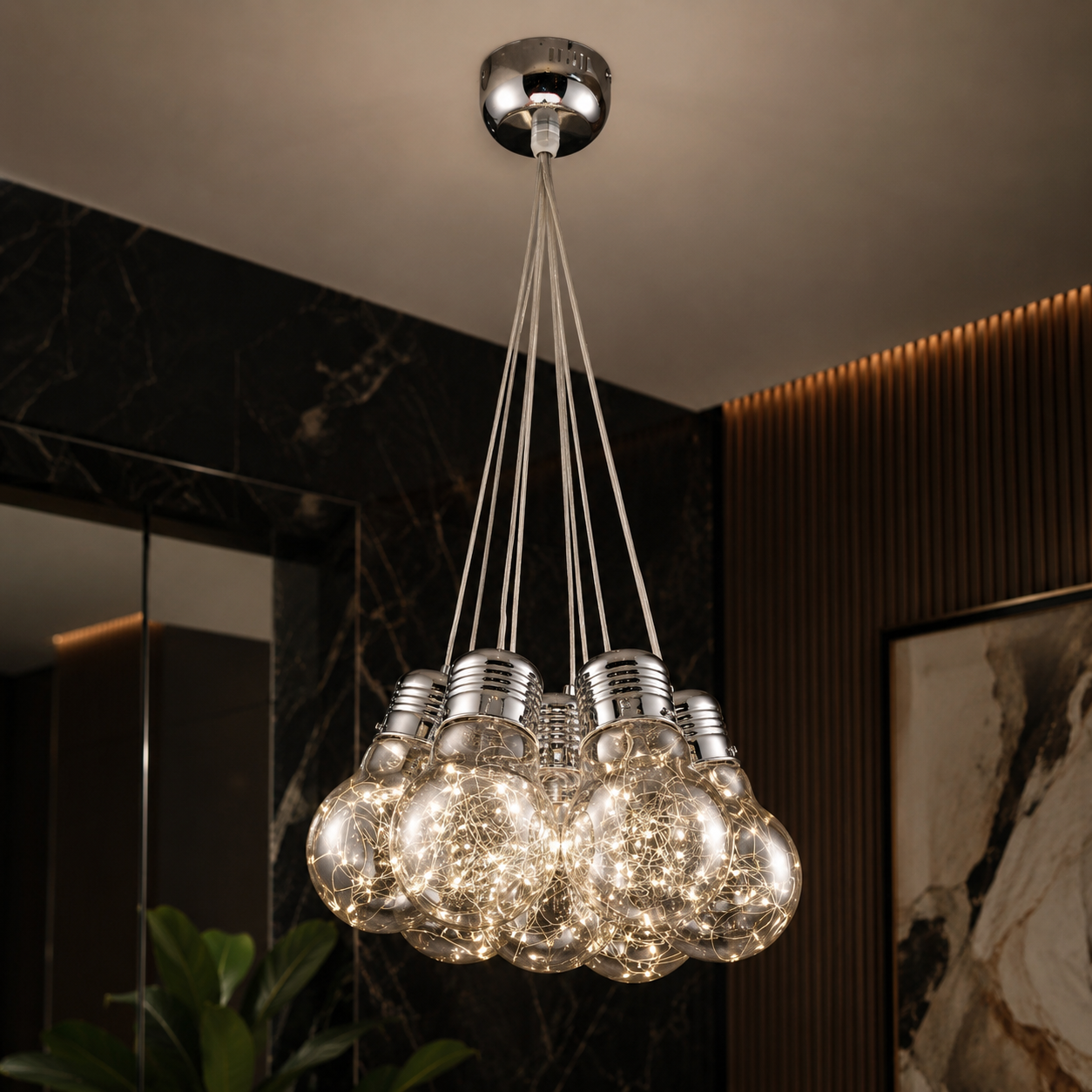 Lustra LED BULBS Unique Crom Echivalent 60W