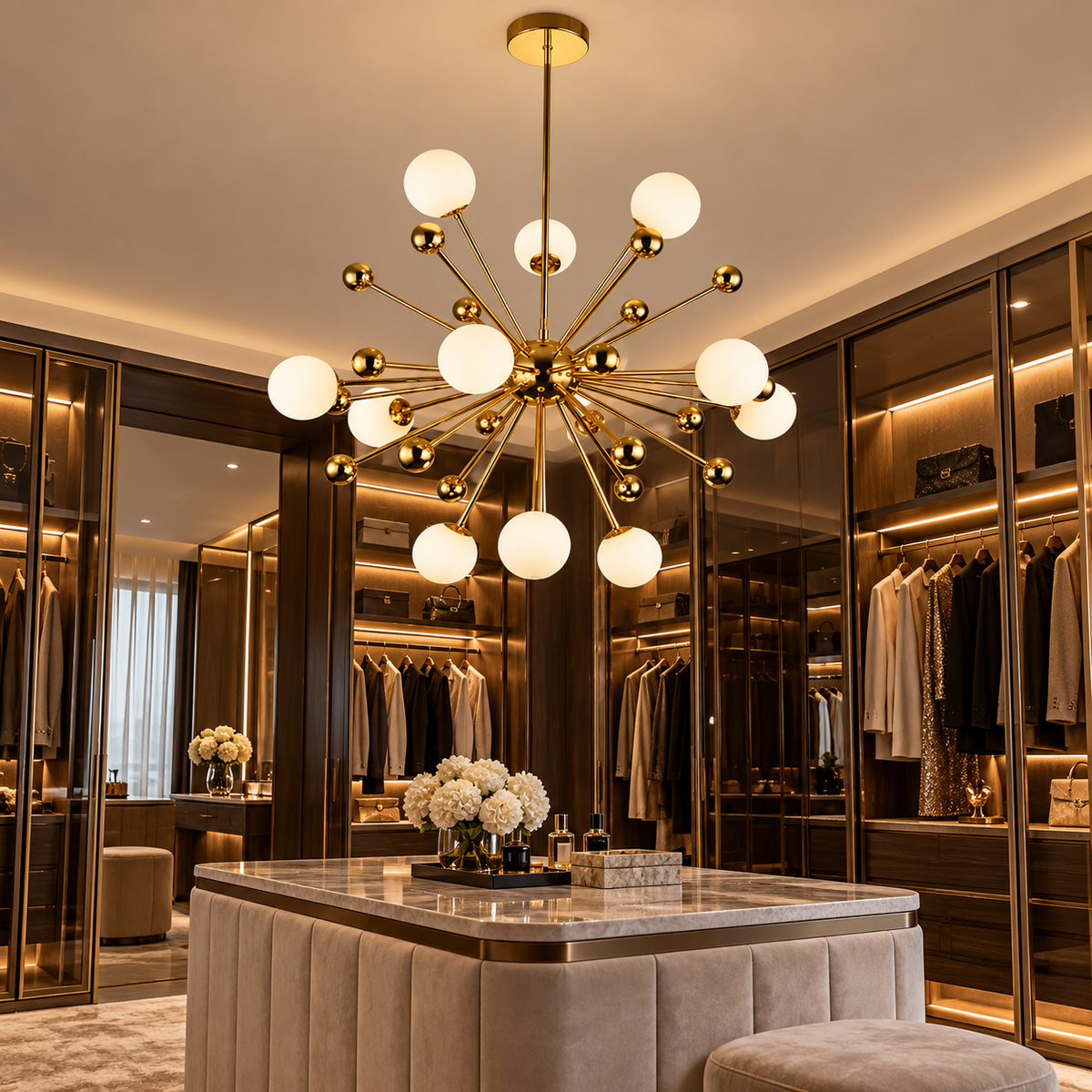 Lustra Abajur MAT Neuron GOLD