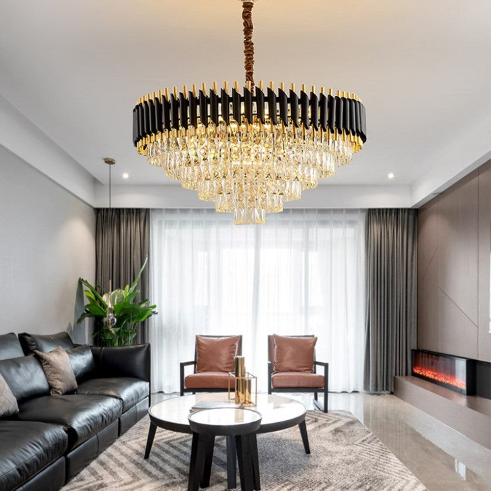 Candelabru Cristal BLACK PANTHER 950mm