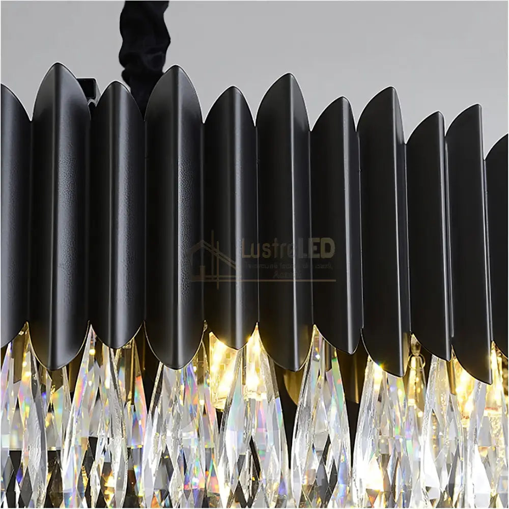 Candelabru Cristal Black Extravaganza 80x35cm NEAGRA / 80X35CM / CRISTAL Chandeliers Crystal