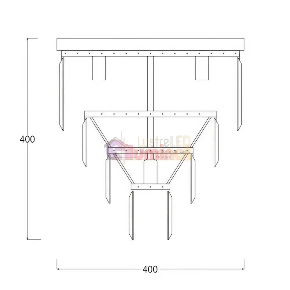 Candelabru Cristal Aplicat AMEDEO Gold Premium lustreled.ro