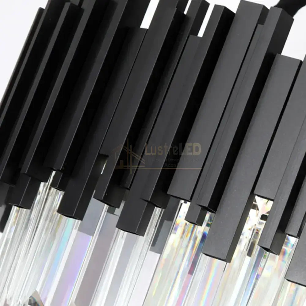 Candelabru Cristal Aplicat Black Widow Luxury lustreled.ro