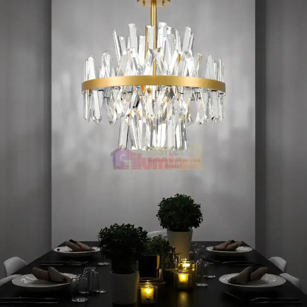 Candelabru Cristal Aplicat Luxury CONSTANTINOPLE Premium 50cm lustreled.ro