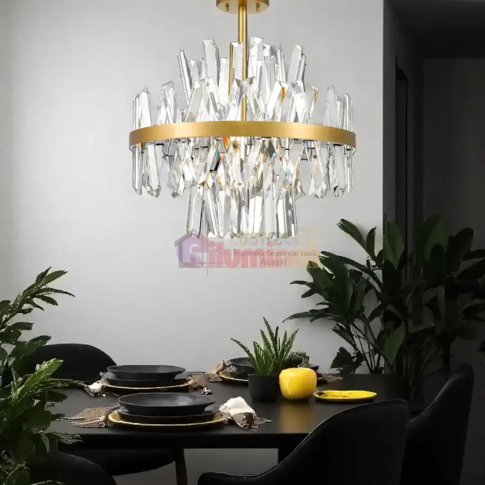 Candelabru Cristal Aplicat Luxury CONSTANTINOPLE Premium 50cm lustreled.ro