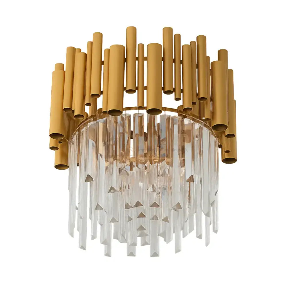 Lustra Cristal GOLD 5 Dimensiuni lustreled.ro