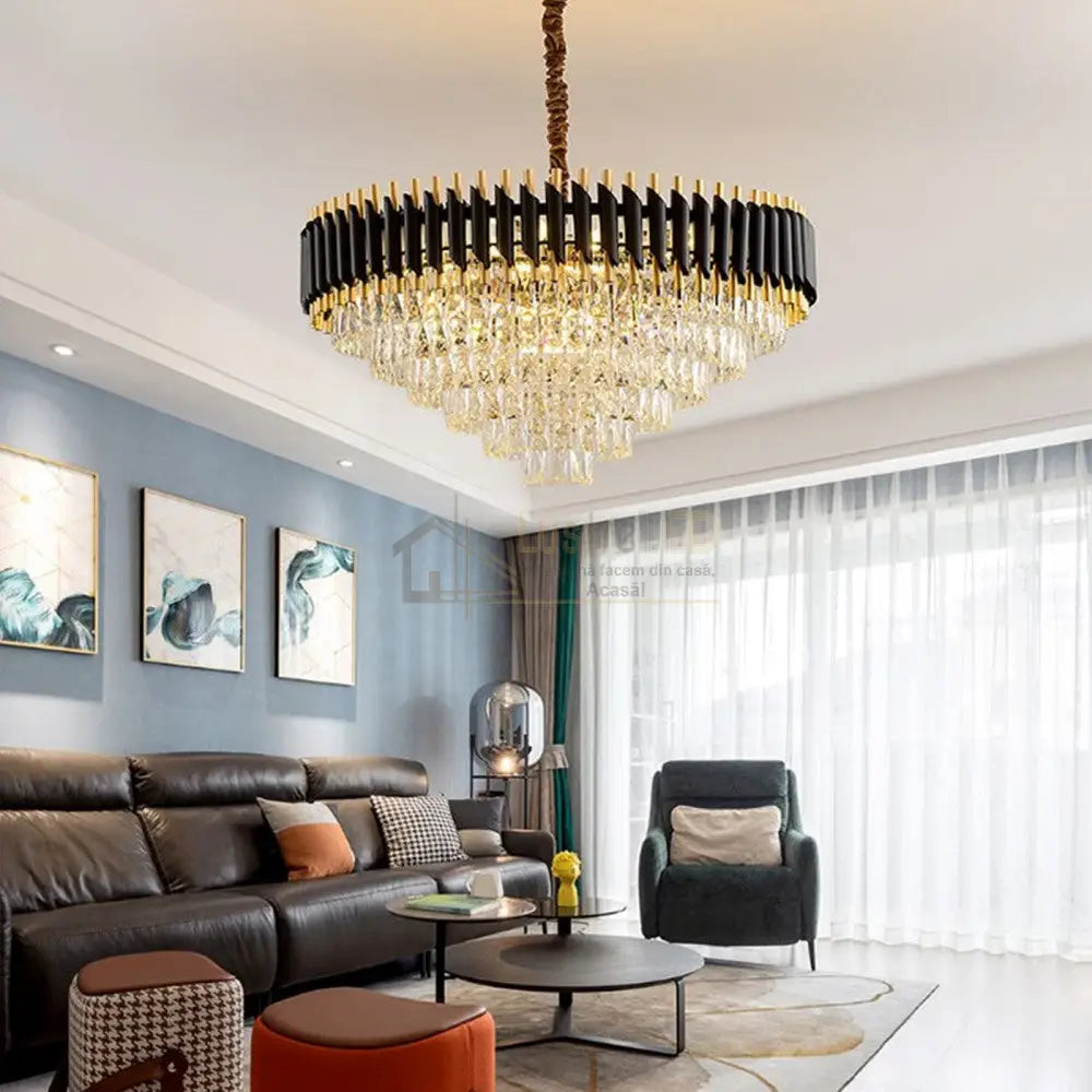 Candelabru Cristal Black Panther 750Mm Chandeliers Crystal