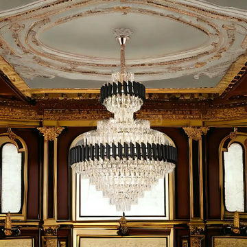 Candelabru Cristal BLACK PANTHER GRANDE 800x1100mm