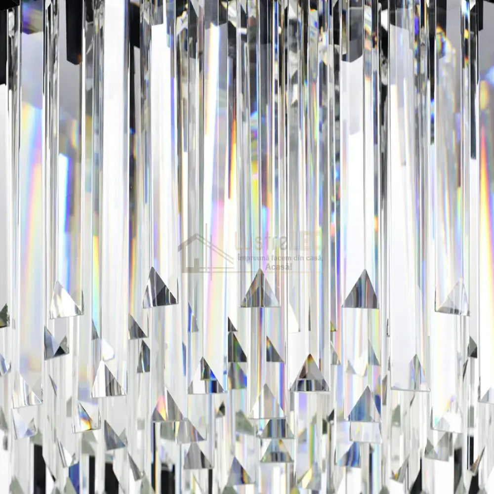 Candelabru Cristal Black Widow 800X300Mm Lighting Fixtures