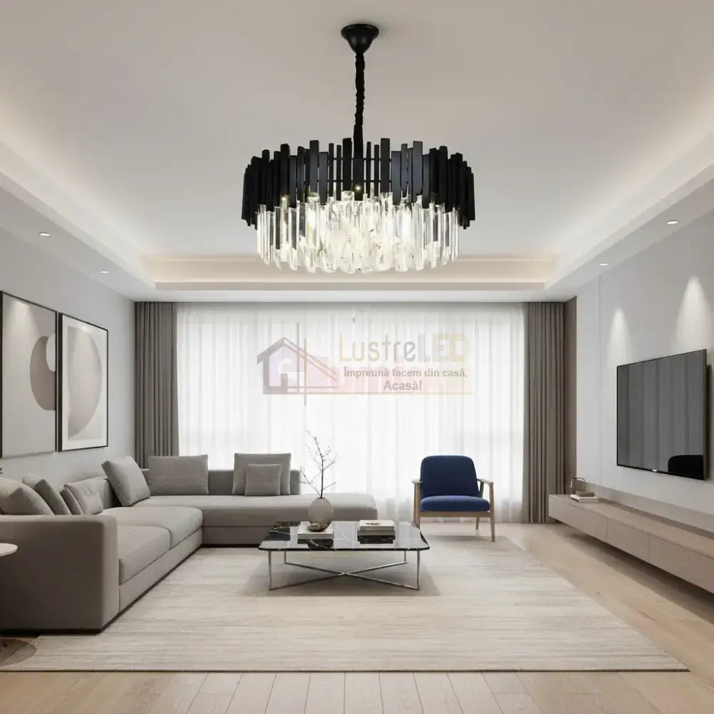 Candelabru Cristal BLACK WIDOW Ø50CM Chandeliers Crystal
