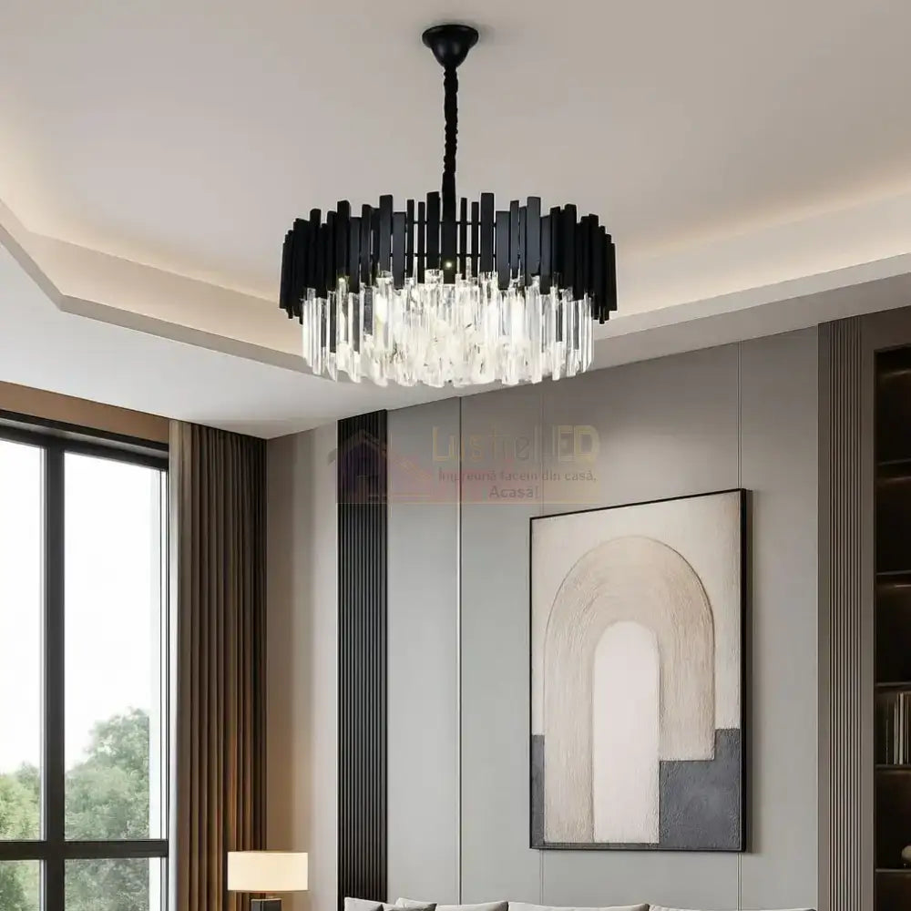 Candelabru Cristal BLACK WIDOW Ø50CM Chandeliers Crystal