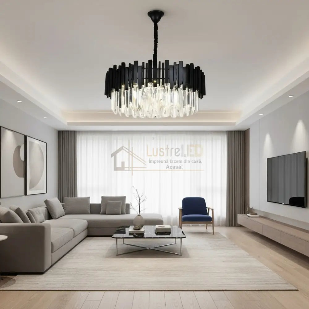 Candelabru Cristal BLACK WIDOW Ø80CM Chandeliers Crystal