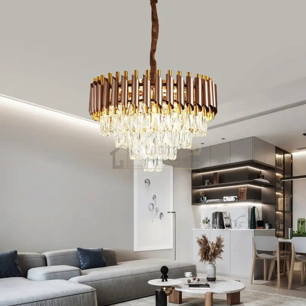 Candelabru Cristal BROWN PANTHER 500mm lustreled.ro