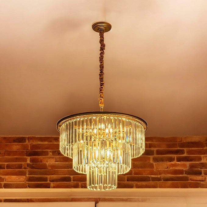 Candelabru Cristal Contemporary Beauty Gold 40CM