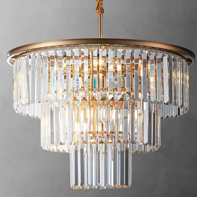 Candelabru Cristal Contemporary Beauty Gold 40CM