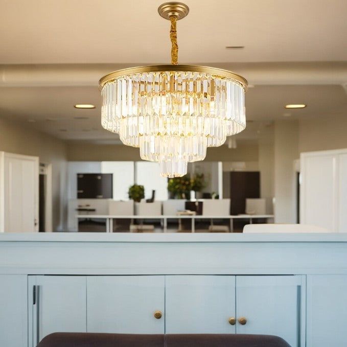 Candelabru Cristal Contemporary Beauty Gold 60cm