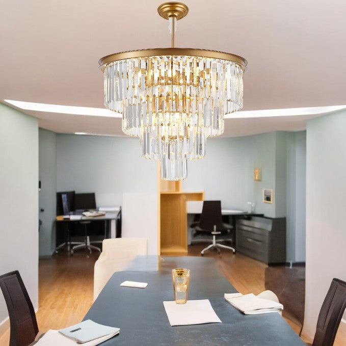 Candelabru Cristal Contemporary Beauty Gold 60cm